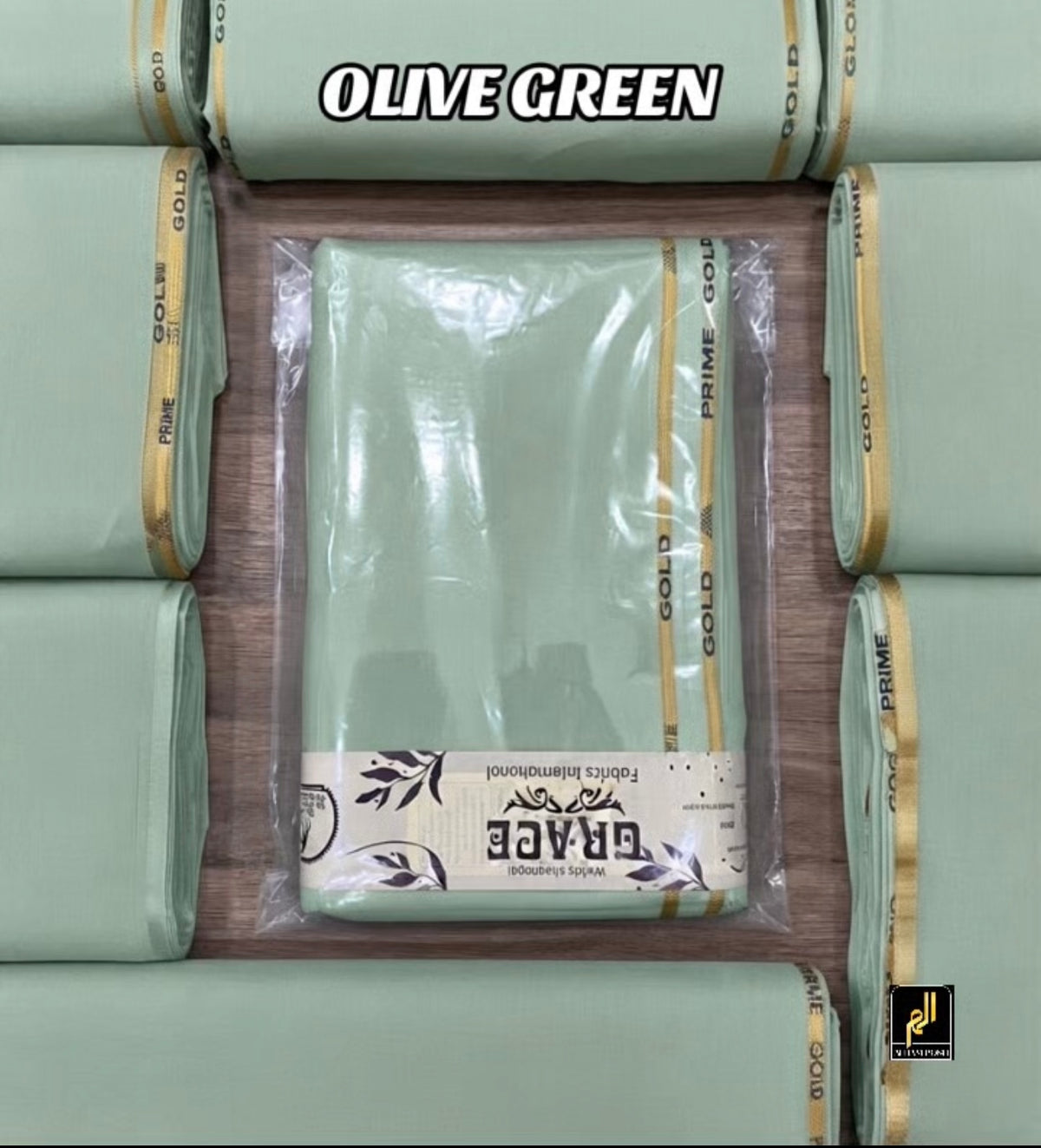 MENS UNSTICHED WASH&WEAR (OLIVE GREEN)