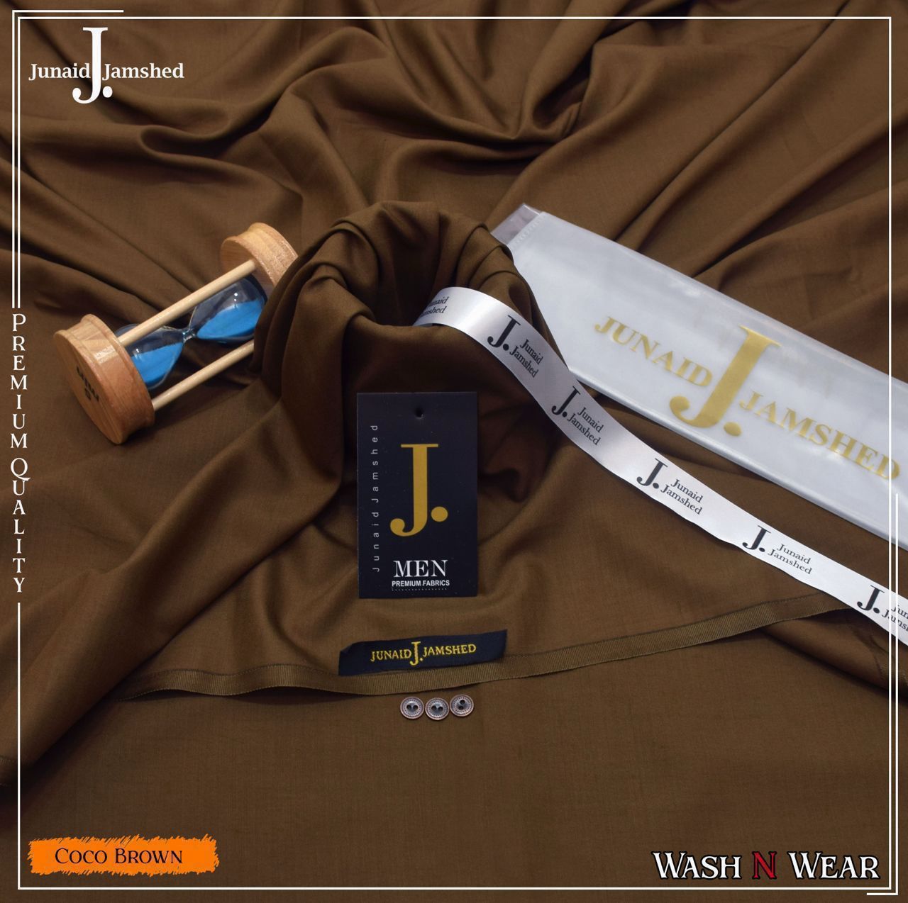 J.Mens SUITE PREMIUM QUALITY WASH&Wear (COCO BROWN)