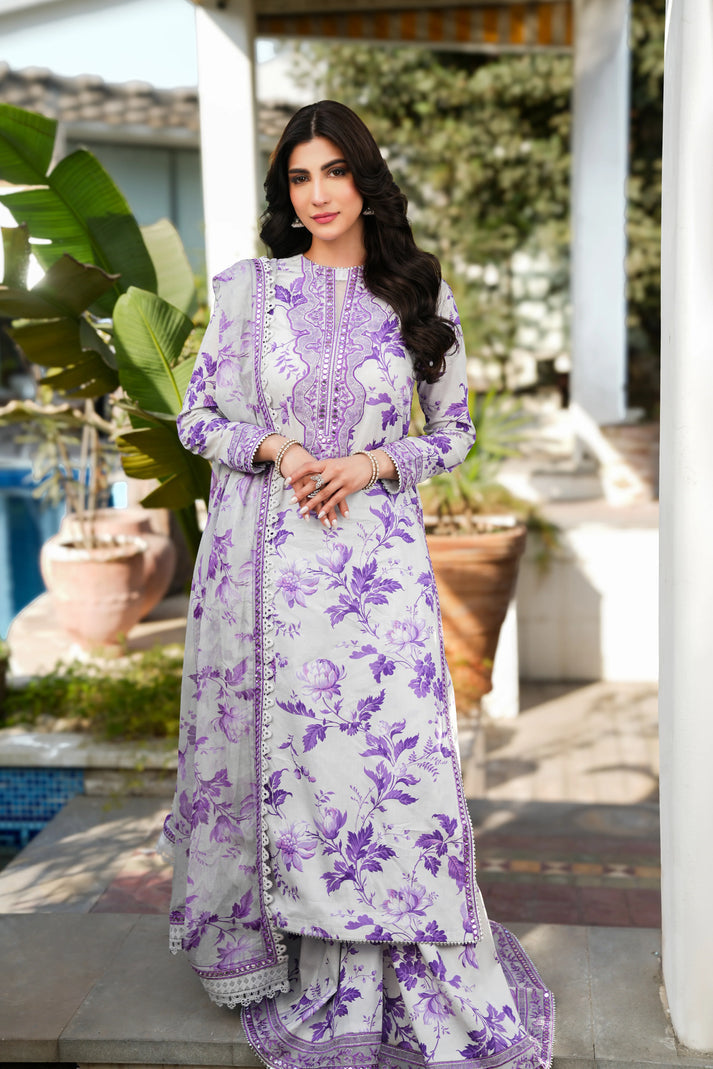 Afrozeh Swiss Lawn 3pc Printed Swiss Lawn Unstitched SL-5519