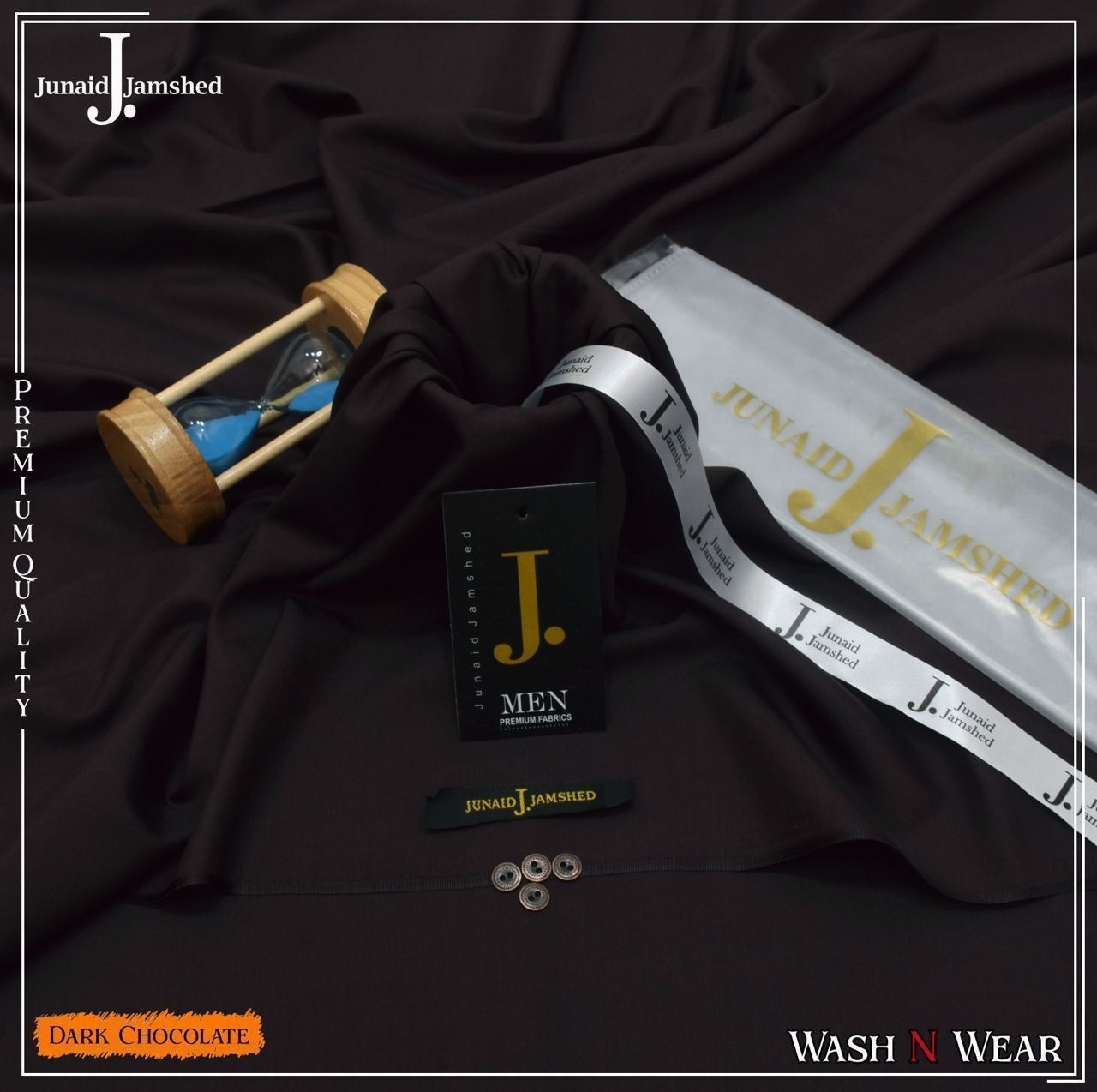 J.Mens SUITE PREMIUM QUALITY WASH&Wear (D CHOCOLATE)