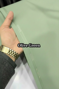 J.MENS UNSTICHED WASH&WEAR SUITE (OLIVE GREEN )
