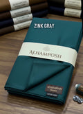MENS UNSTICHED PREMIUM WASH&WEAR (ZINK GRAY )