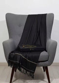 J.MENS SHAWL (BLACK)