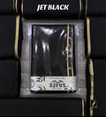 MENS UNSTICHED WASH&WEAR (JET BLACK )