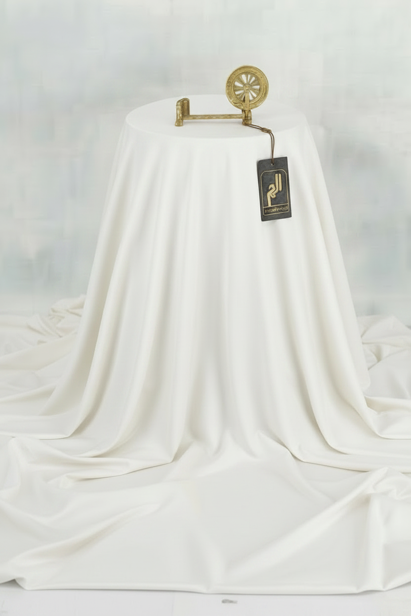 PREMIUM MENS UNSTICHED WASH&WEAR (PEARL WHITE )