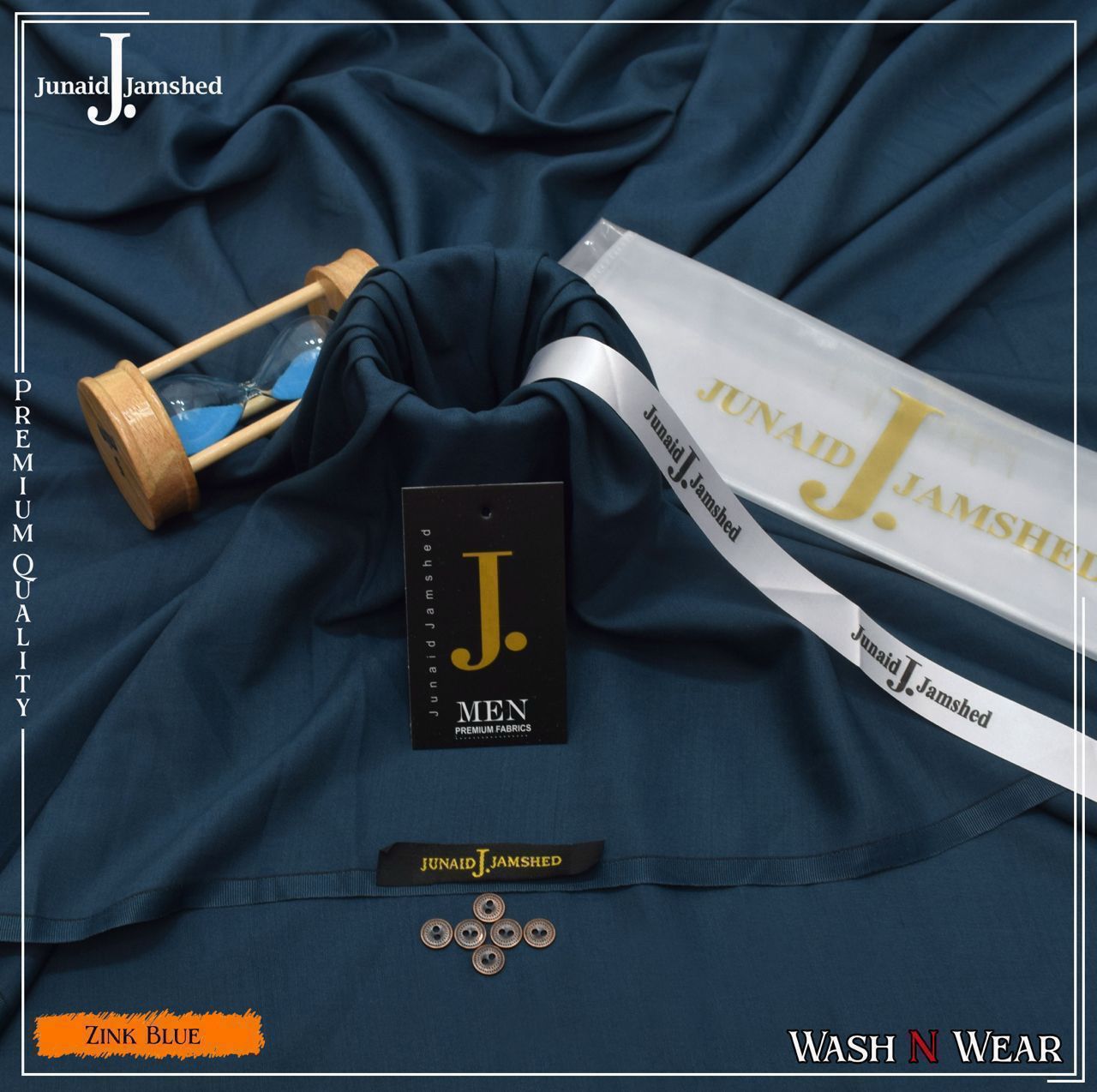 J.MENS UNSTICHED PREMIUM BOSKY (ZINK BLUE )