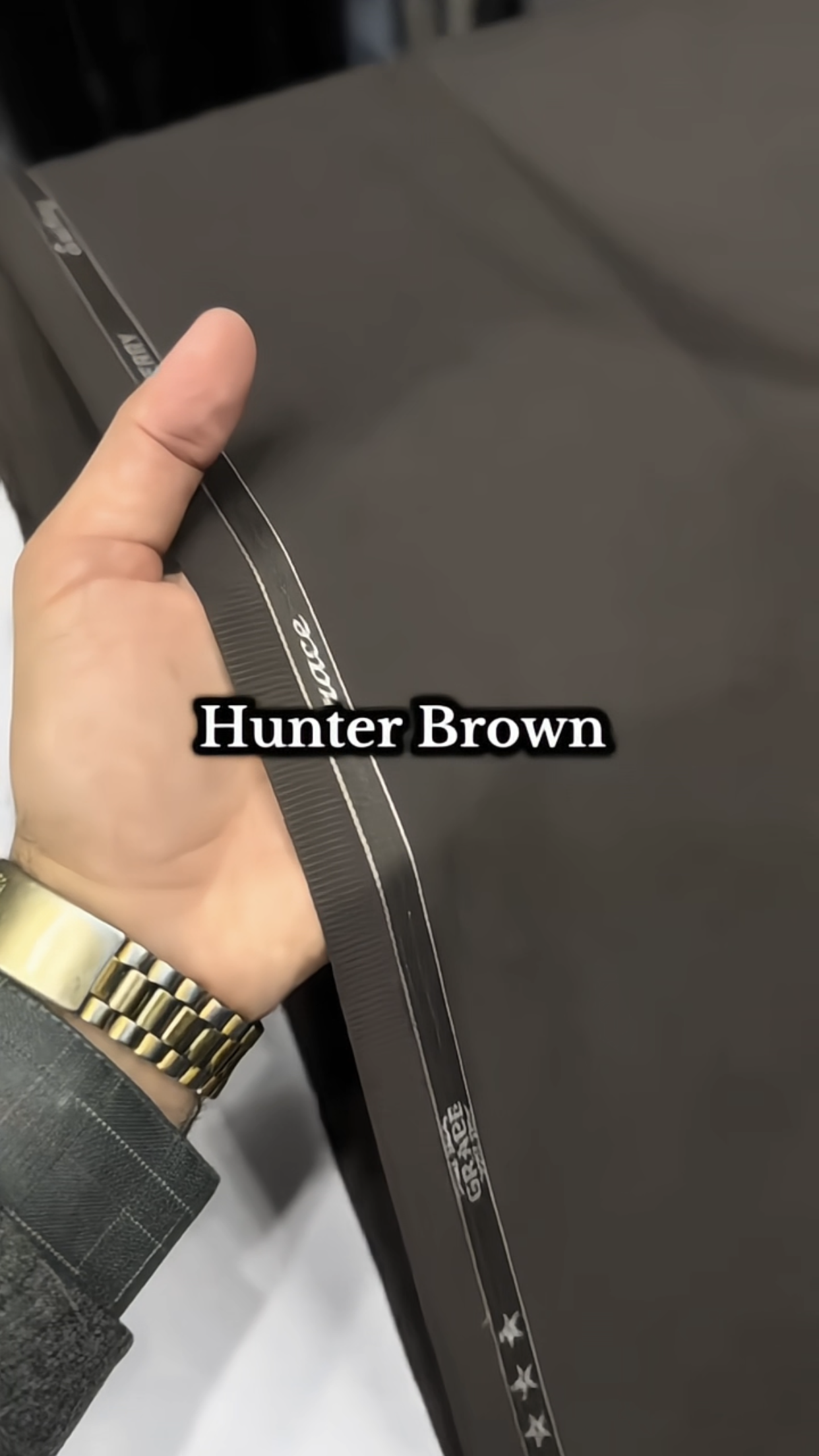 J.MENS PREMIUM UNSTICHED WASH&WEAR (HUNTER BROWN)