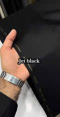 J.MENS UNSTICHED PREMIUM WASH&WEAR (JET BLACK)