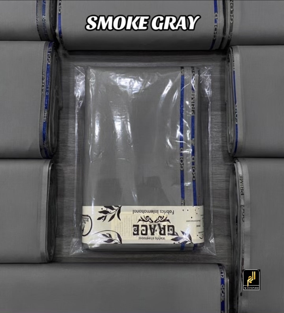 MENS UNSTICHED WASH&WEAR (SMOKE GRAY