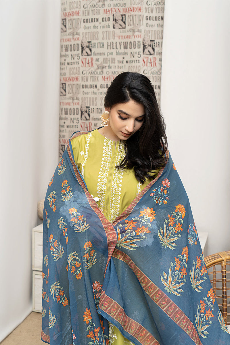 URGE EMBROIDERED LAWN 3pc