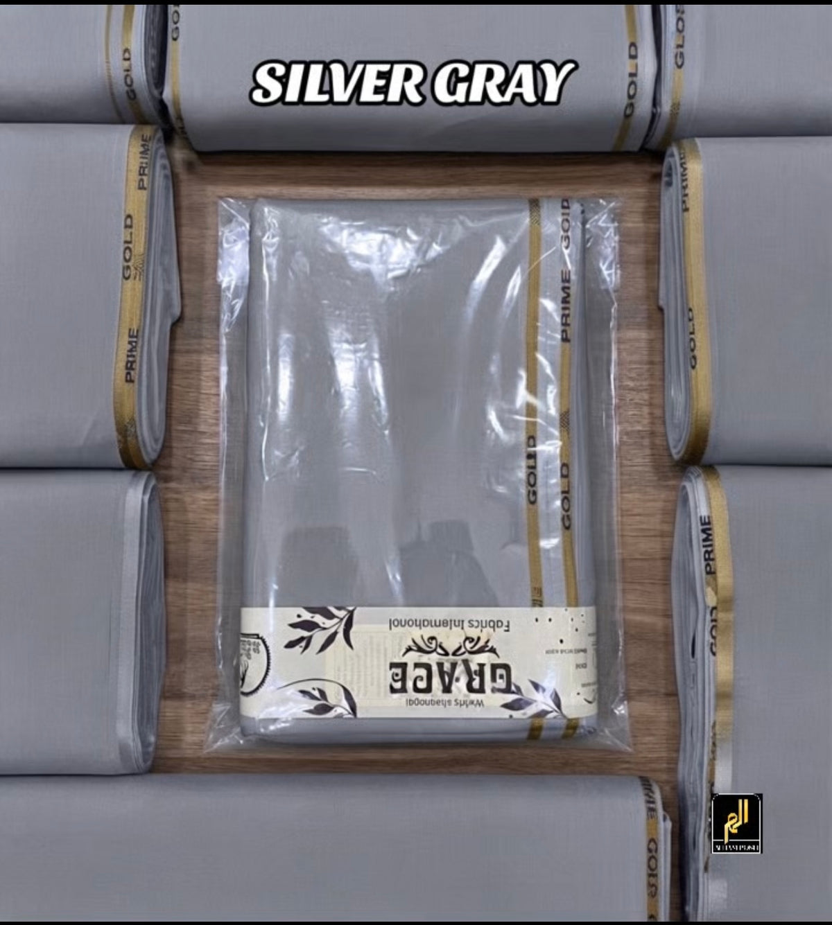 MENS UNSTICHED WASH&WEAR (SILVER GRAY)